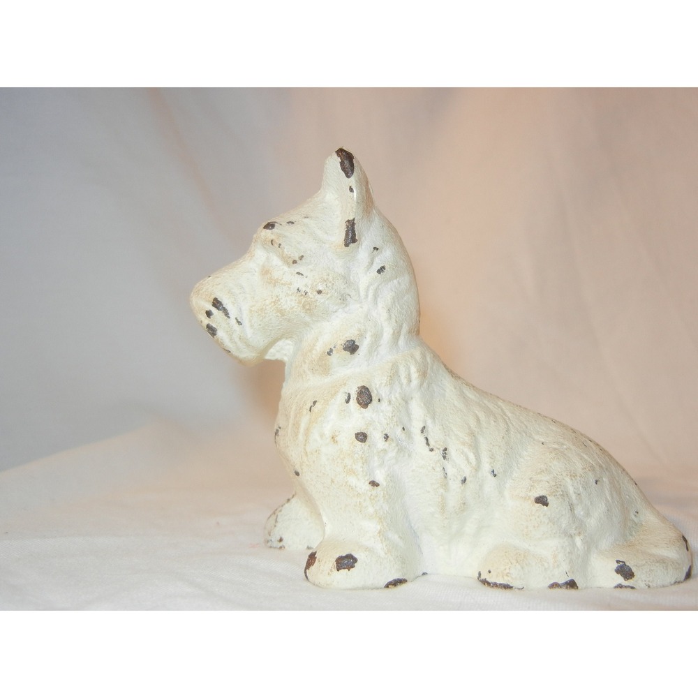 Scotty dog, Vintage Cast Iron Sitting Terrier/ Paper weight/ Scotty‎ dog